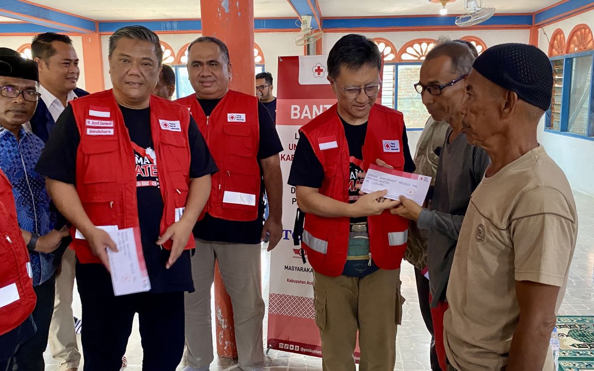 Warga Banten Kiriim Uang Senilai 202 Juta untuk Korban Banjir Aceh Utara