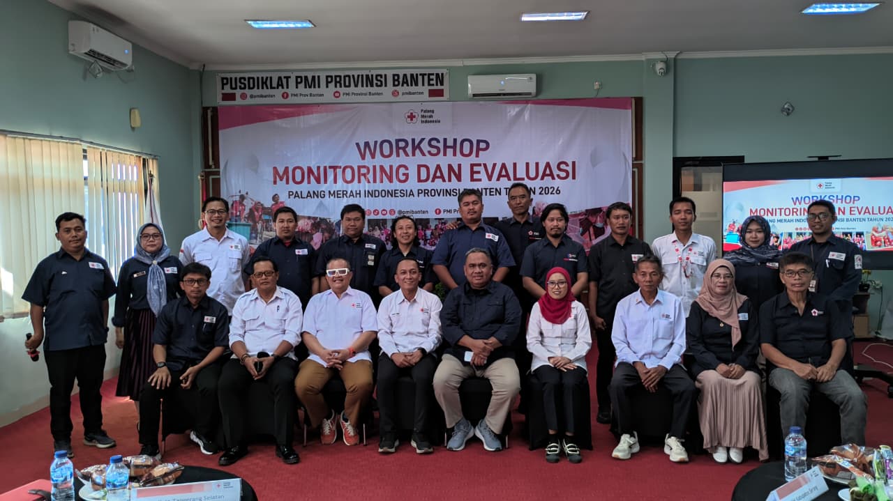 PMI Provinsi Banten Selenggarakan Workshop Monitoring dan Evaluasi untuk Perkuat Kualitas Program Kepalangmerahan